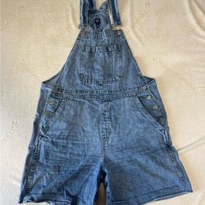 Overall Jean shorts